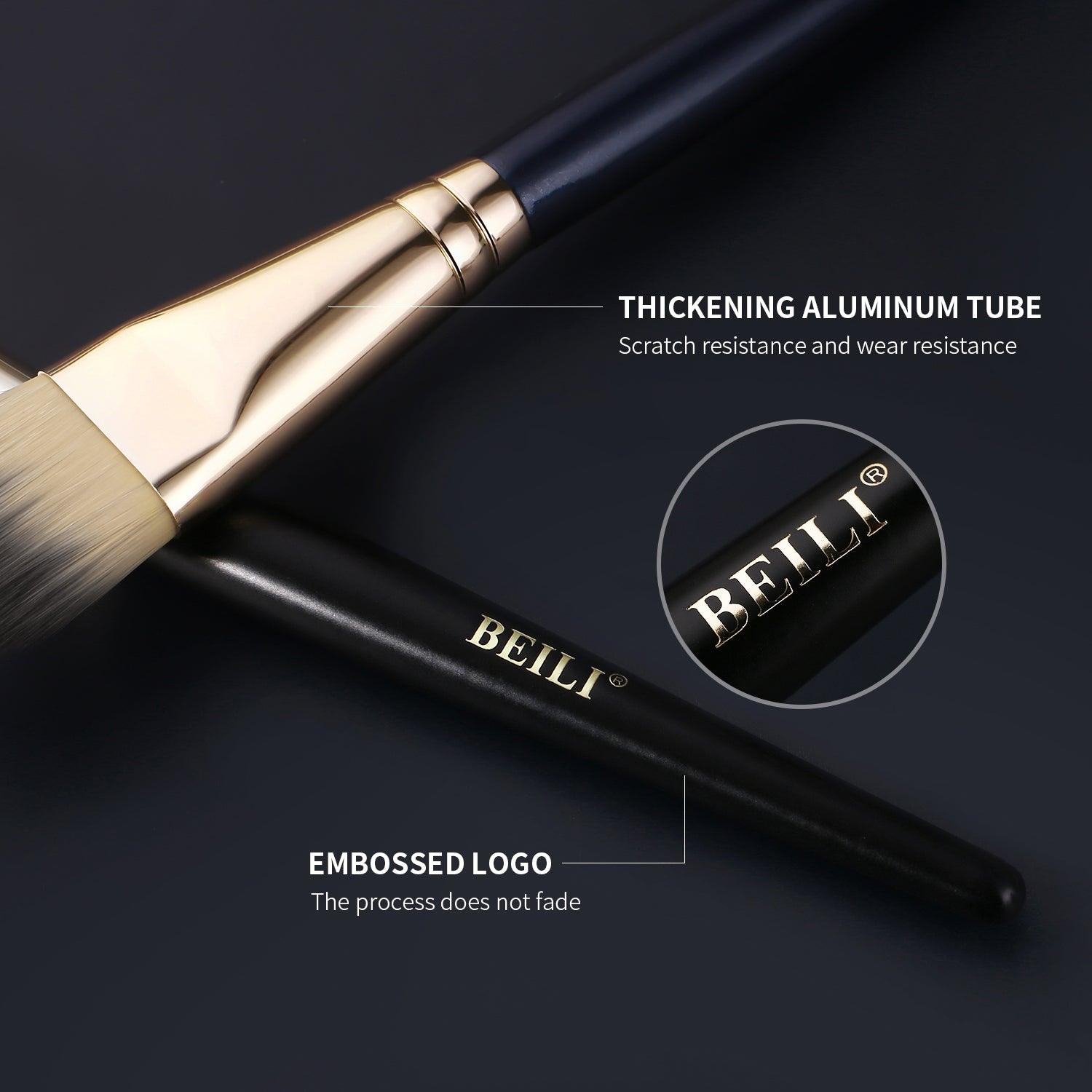 Premium Flat Foundation Makeup Brush, Mask Brush ,Concealer Brush, 2PC  FD02 - BEILI Official Shop