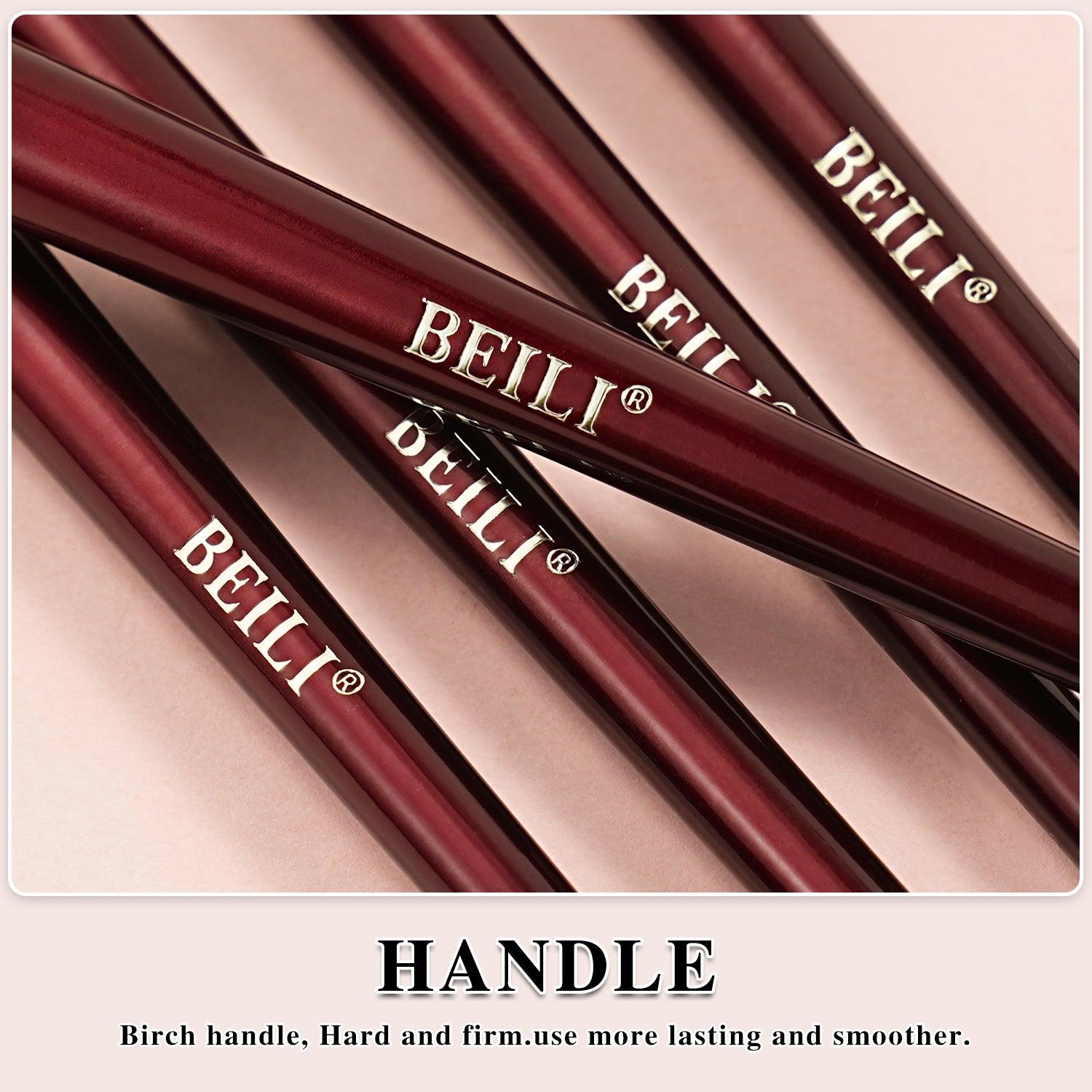 BEILI 8Pcs Daily Eye Makeup Brushes Set PR8