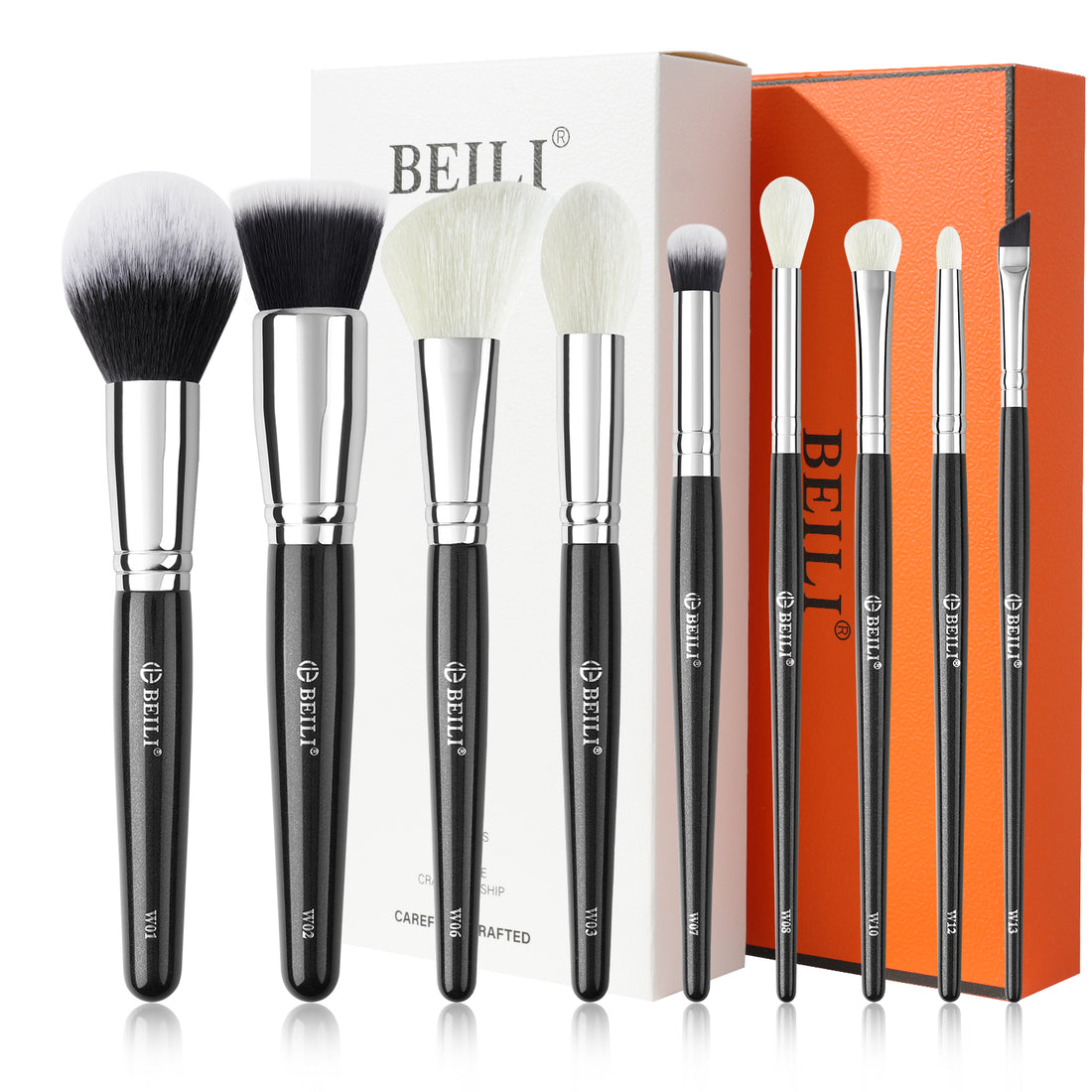 Water based paint makeup brush set（WZ9/WP9）