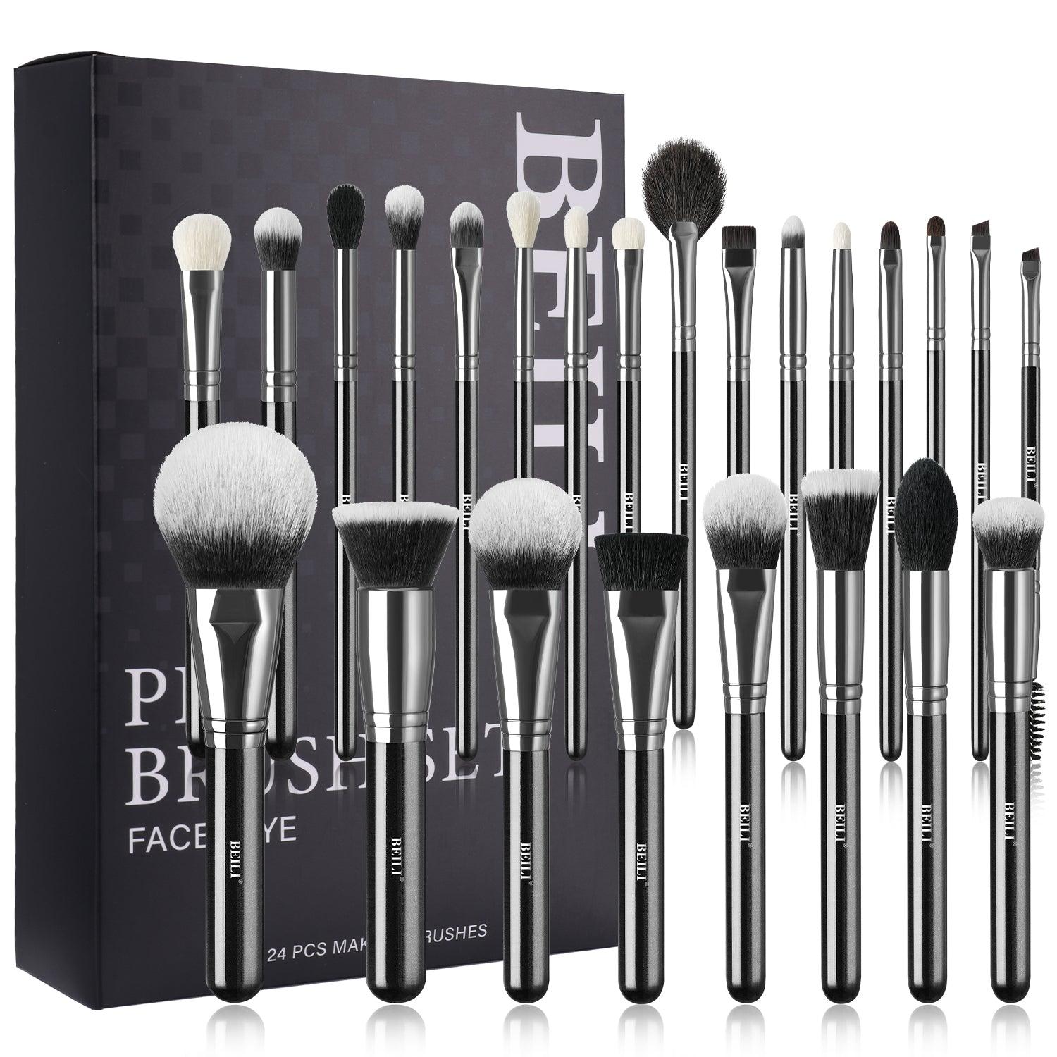 BEILI 24Pcs Professional Makeup Brush Set  XB24