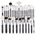 Black Professional Makeup Brush Set 30Pcs, Synthetic  B30-S02 - BEILI Official Shop