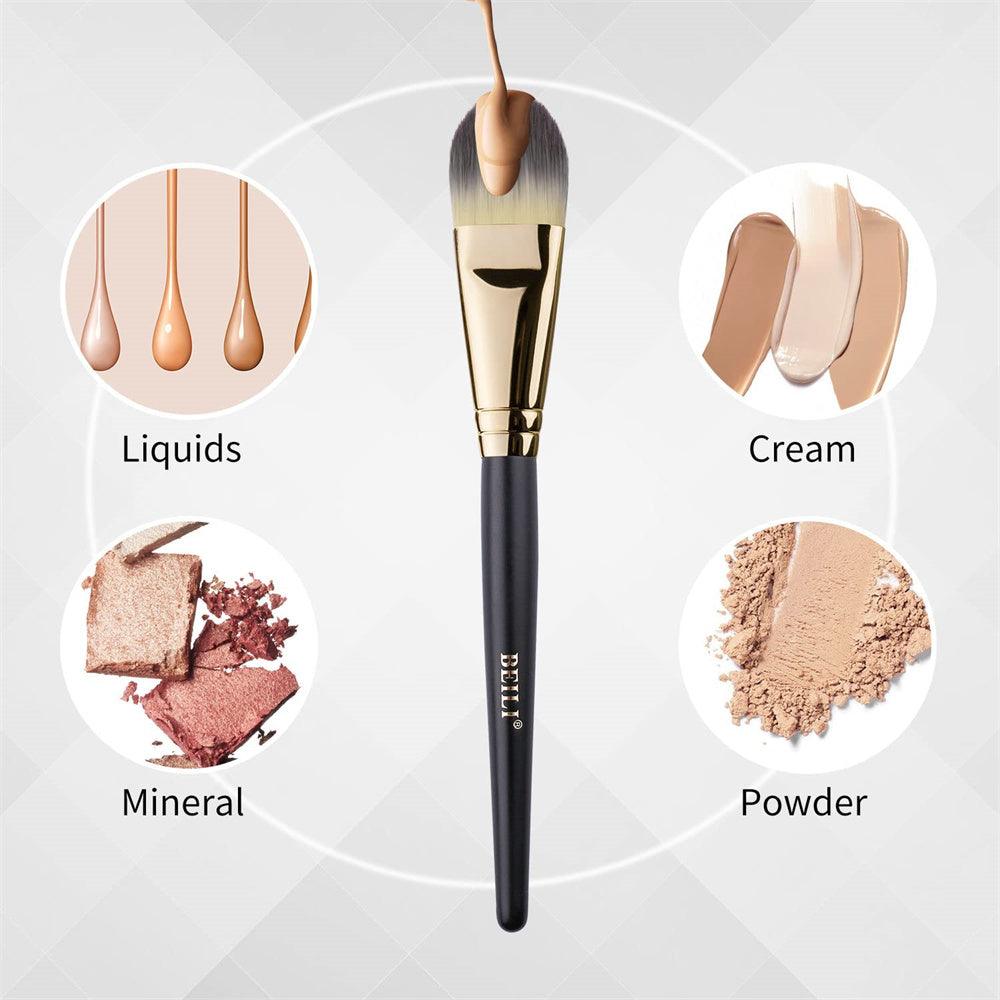 Premium Flat Foundation Makeup Brush, Mask Brush ,Concealer Brush, 2PC  FD02 - BEILI Official Shop